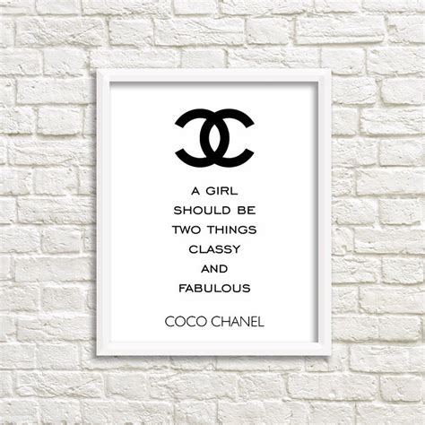 chanel quotes printable.